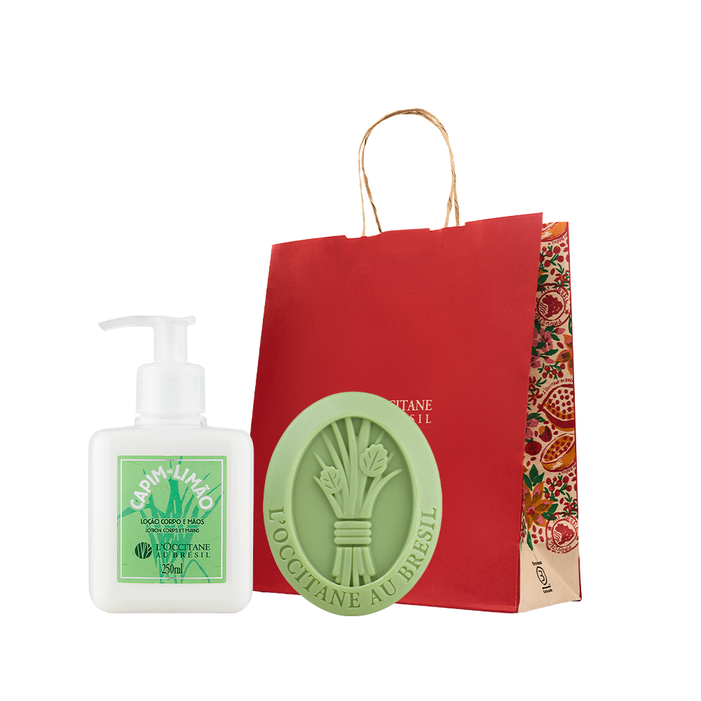 Presente Sabonete e Lo&ccedil;&atilde;o Corpo e M&atilde;os Capim-Lim&atilde;o, ,  large image number 0